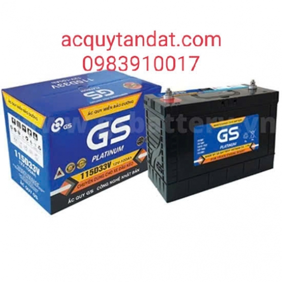 ẮC QUY GS MF 115D33C (12V100AH)