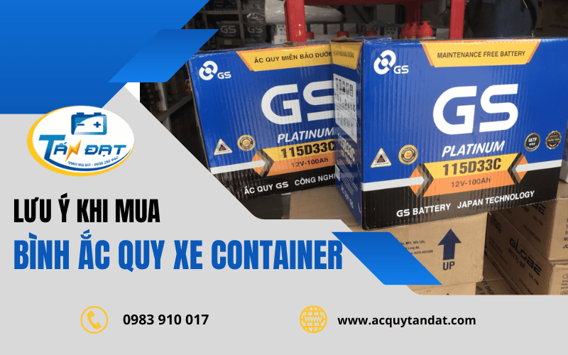 ắc quy xe container