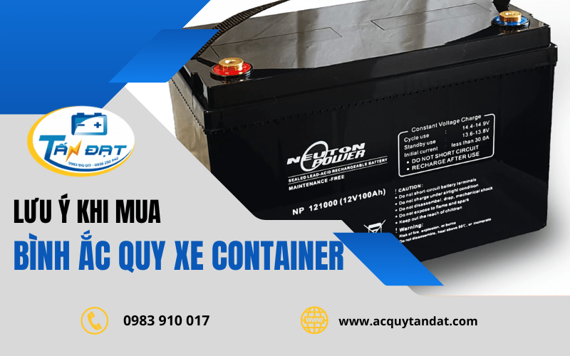 ắc quy xe container