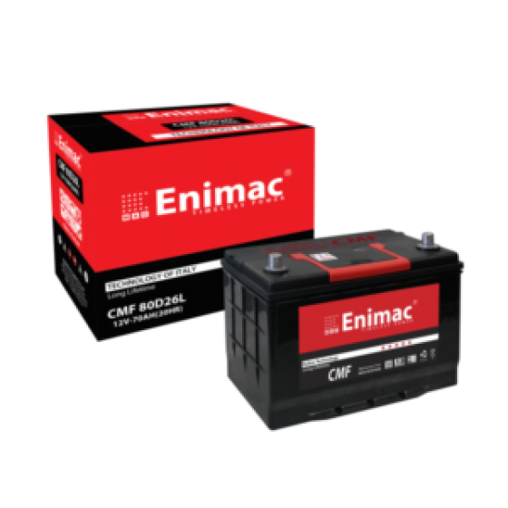ẮC QUY ENIMACMF 80D26L (12V70AH)