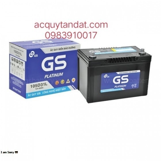 ẮC QUY GS MF  105D31L (12V-90AH) 